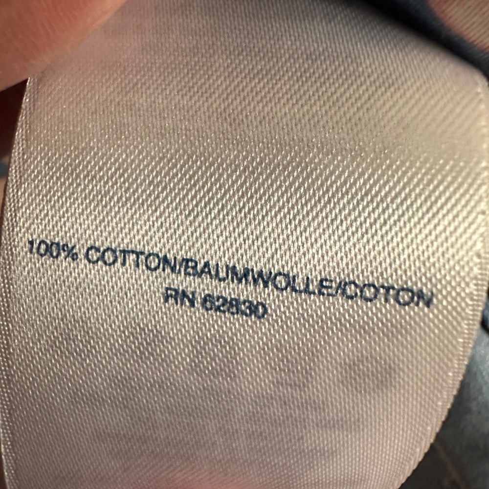 Lands' End 18W No Iron 100% Supima Cotton Short Sleeve Button Down Shirt - Picture 5 of 5